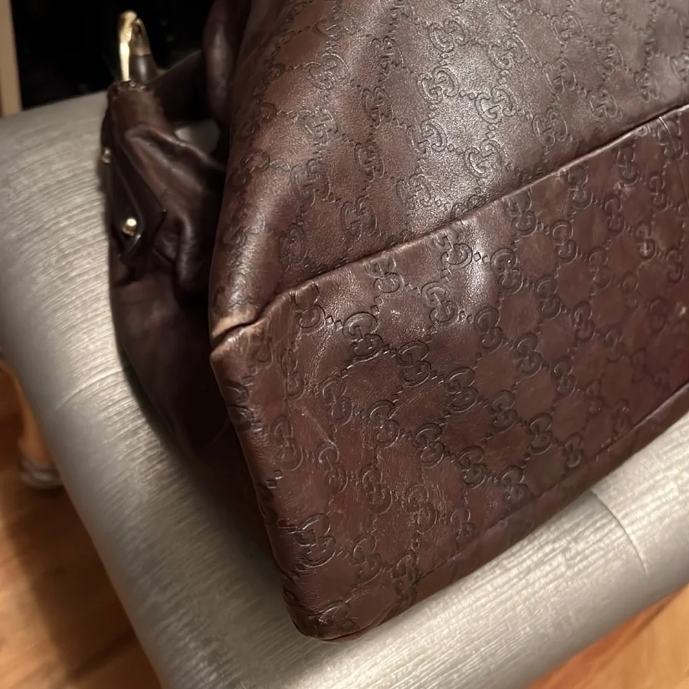 Gucci chocolate brown hobo - Picture 6 of 7
